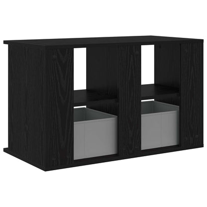 TV-standaard met lade Zwart Eiken 79 x 40 x 48 cm