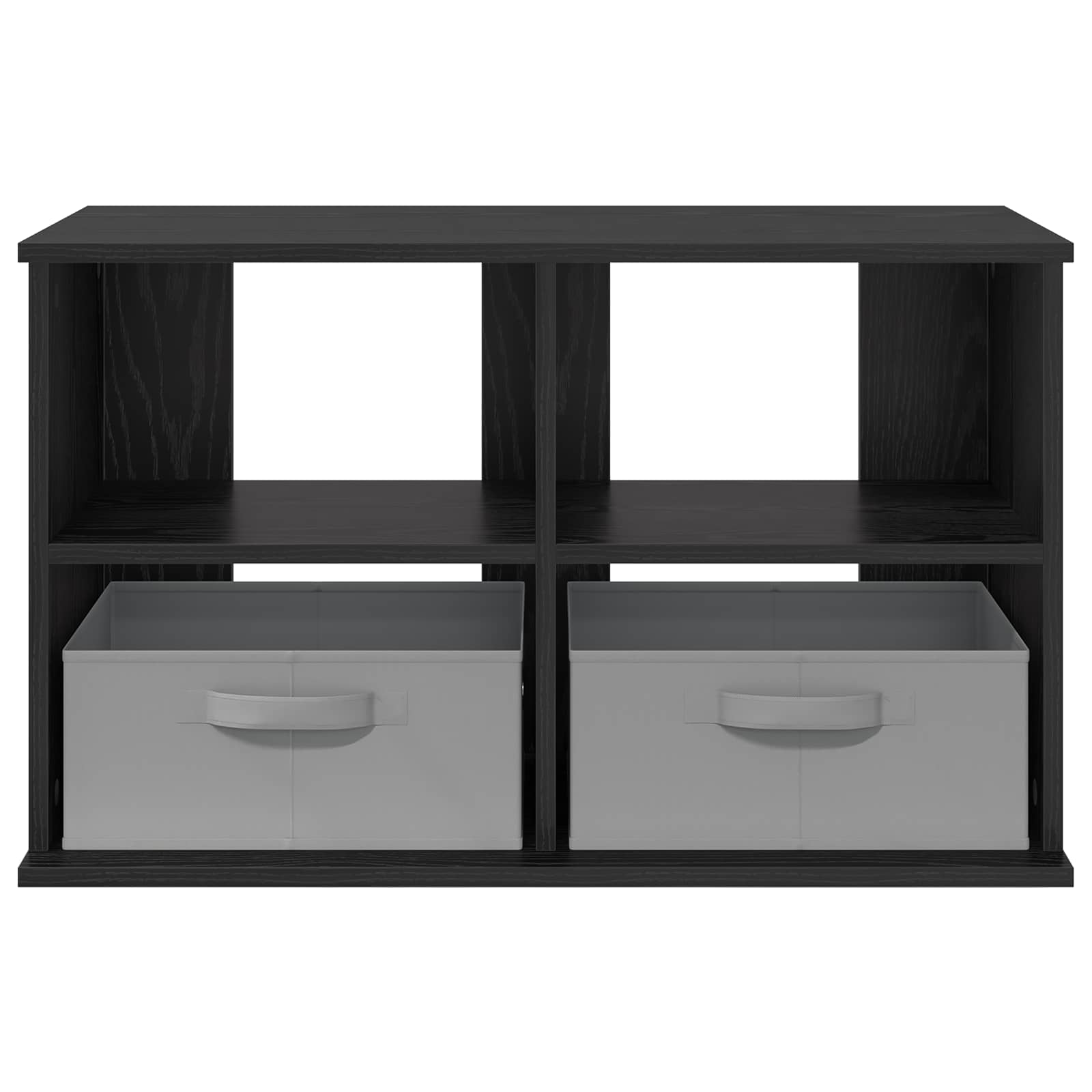 TV-standaard met lade Zwart Eiken 79 x 40 x 48 cm
