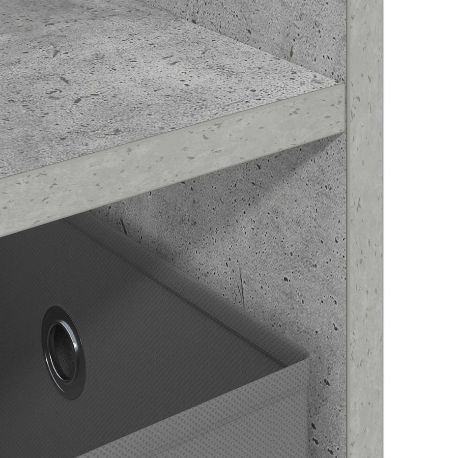 TV-standaard met lade Beton Grijs 79 x 40 x 48 cm