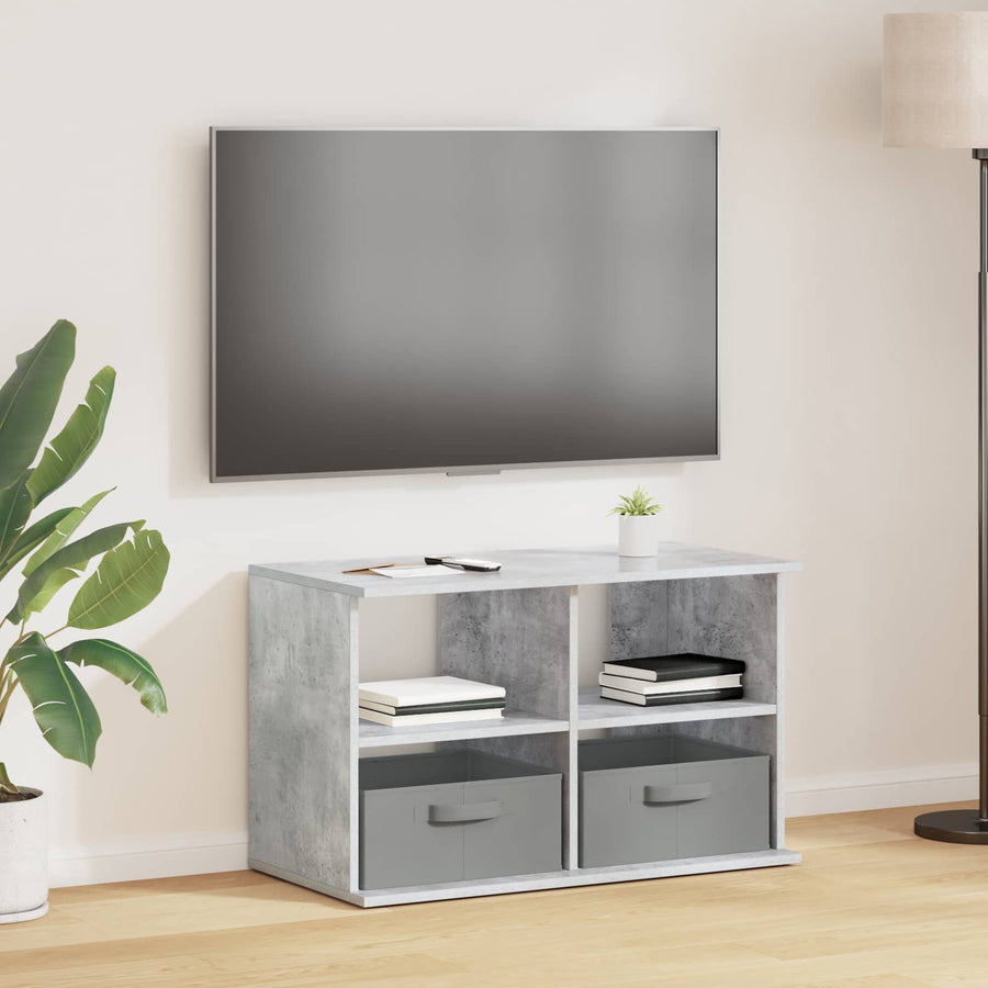 TV-standaard met lade Beton Grijs 79 x 40 x 48 cm