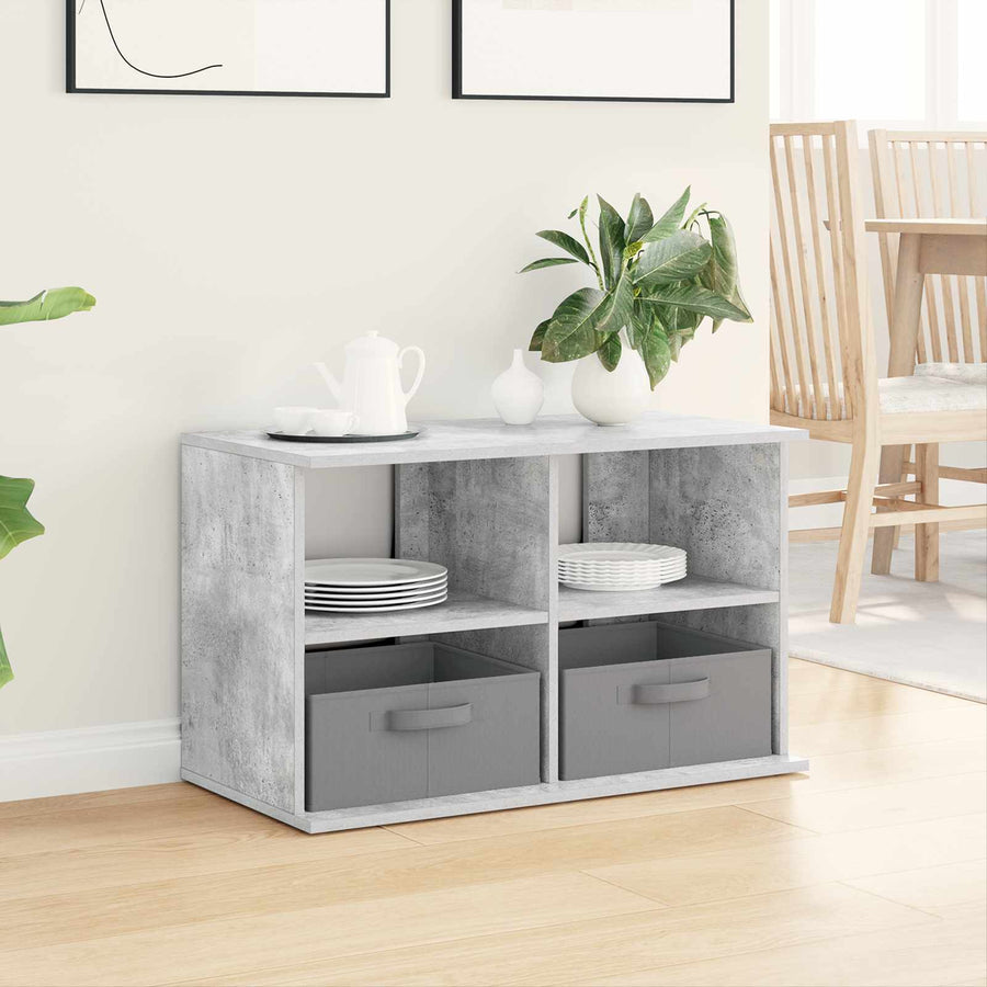 TV-standaard met lade Beton Grijs 79 x 40 x 48 cm