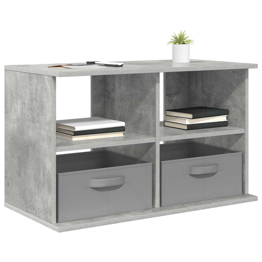 TV-standaard met lade Beton Grijs 79 x 40 x 48 cm