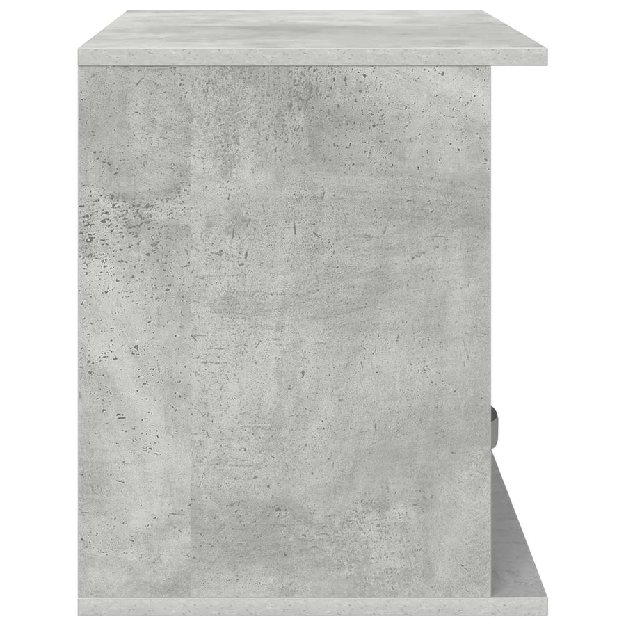 TV-standaard met lade Beton Grijs 79 x 40 x 48 cm
