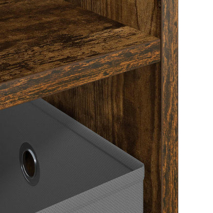 TV-standaard met lade Gerookt eiken 79 x 40 x 48 cm