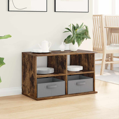 TV-standaard met lade Gerookt eiken 79 x 40 x 48 cm