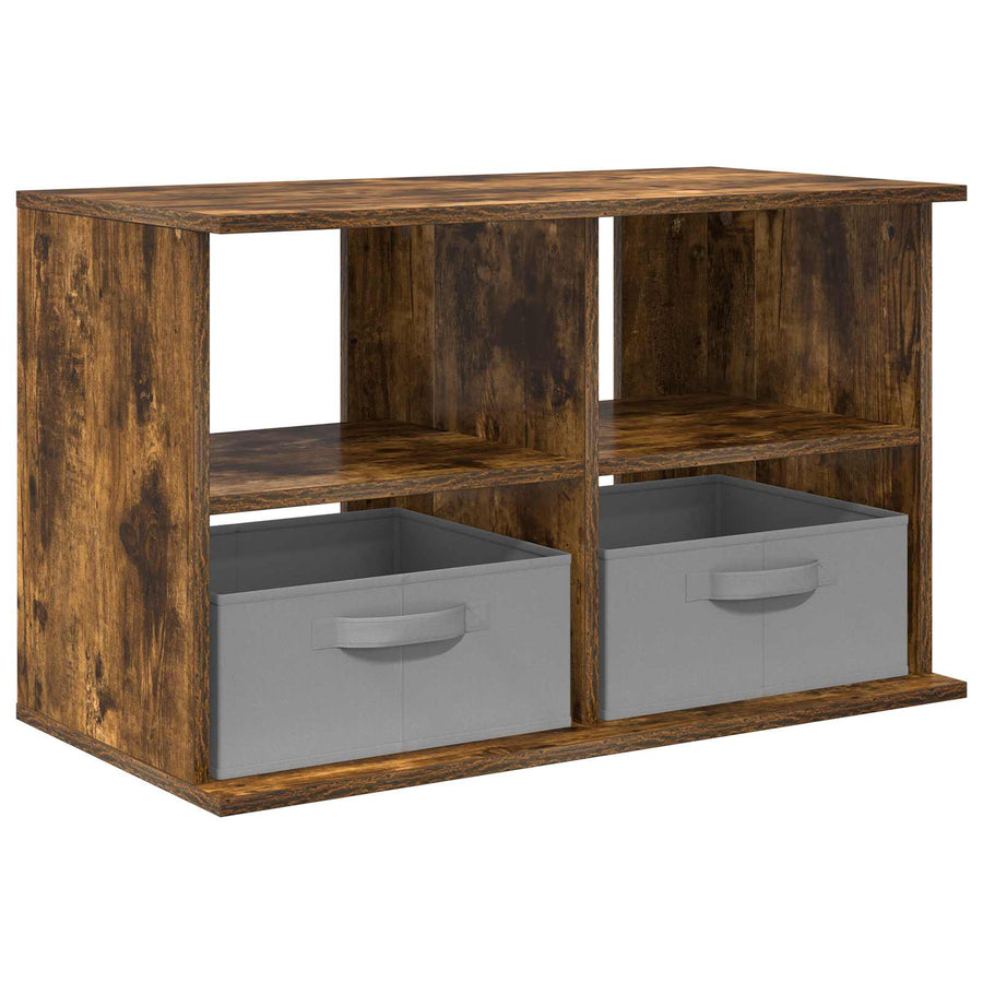 TV-standaard met lade Gerookt eiken 79 x 40 x 48 cm