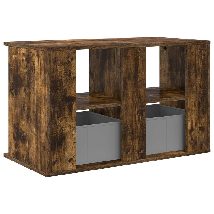 TV-standaard met lade Gerookt eiken 79 x 40 x 48 cm