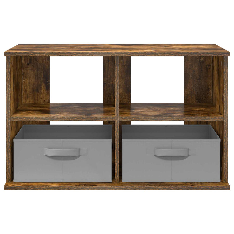 TV-standaard met lade Gerookt eiken 79 x 40 x 48 cm