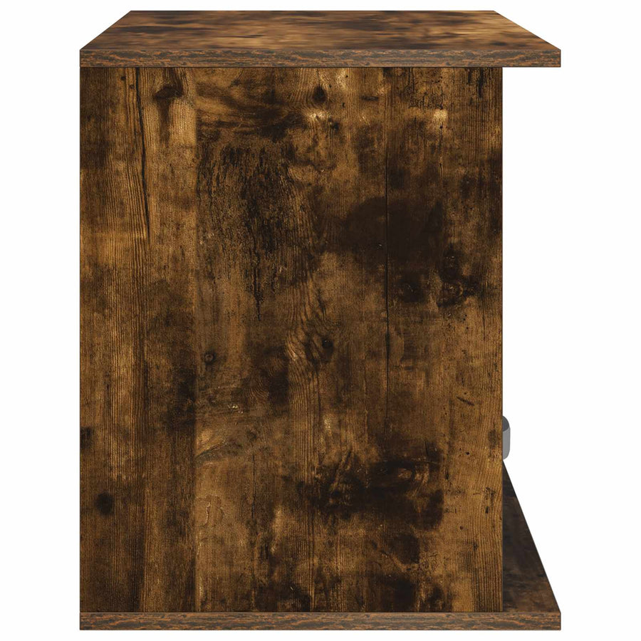 TV-standaard met lade Gerookt eiken 79 x 40 x 48 cm