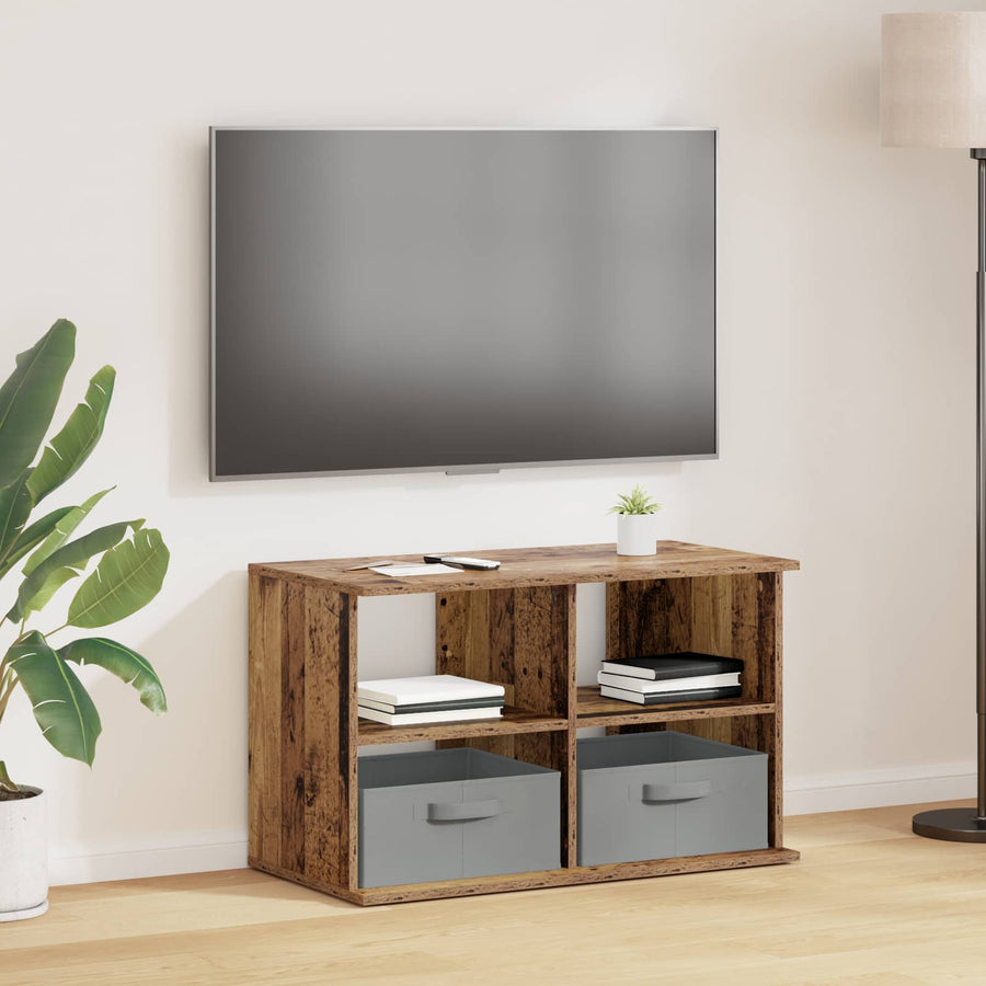 TV-standaard met lade Oudhout 79 x 40 x 48 cm