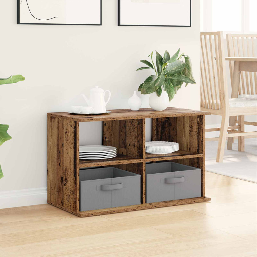 TV-standaard met lade Oudhout 79 x 40 x 48 cm