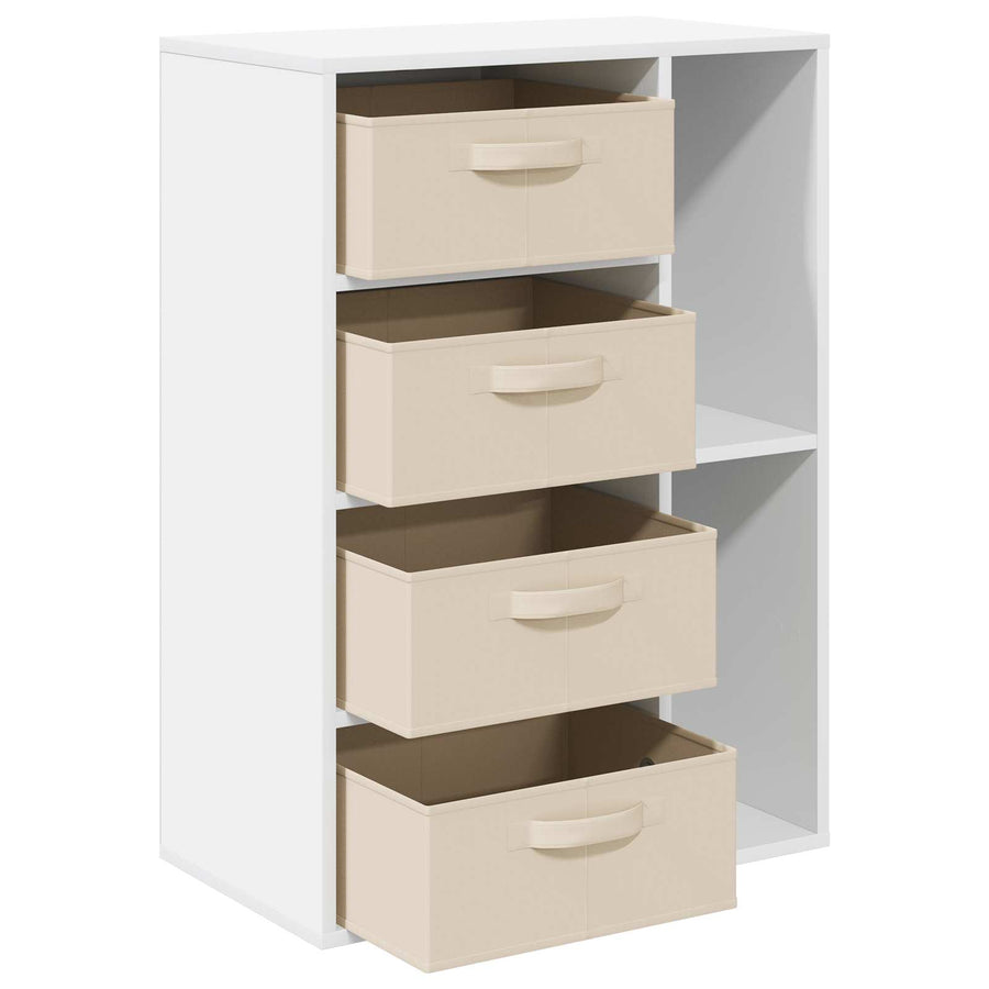 Dressoir met lade Wit 60 x 33,5 x 84 cm
