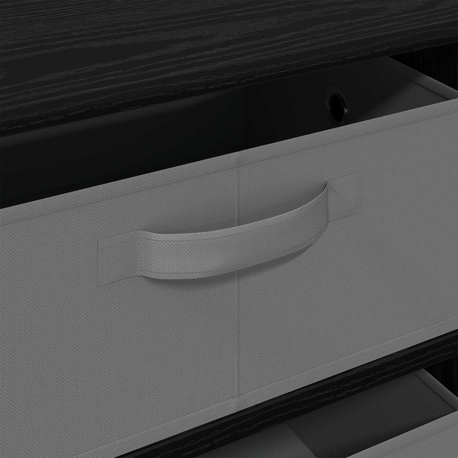 Dressoir met lade Zwart Eiken 60 x 33,5 x 84 cm