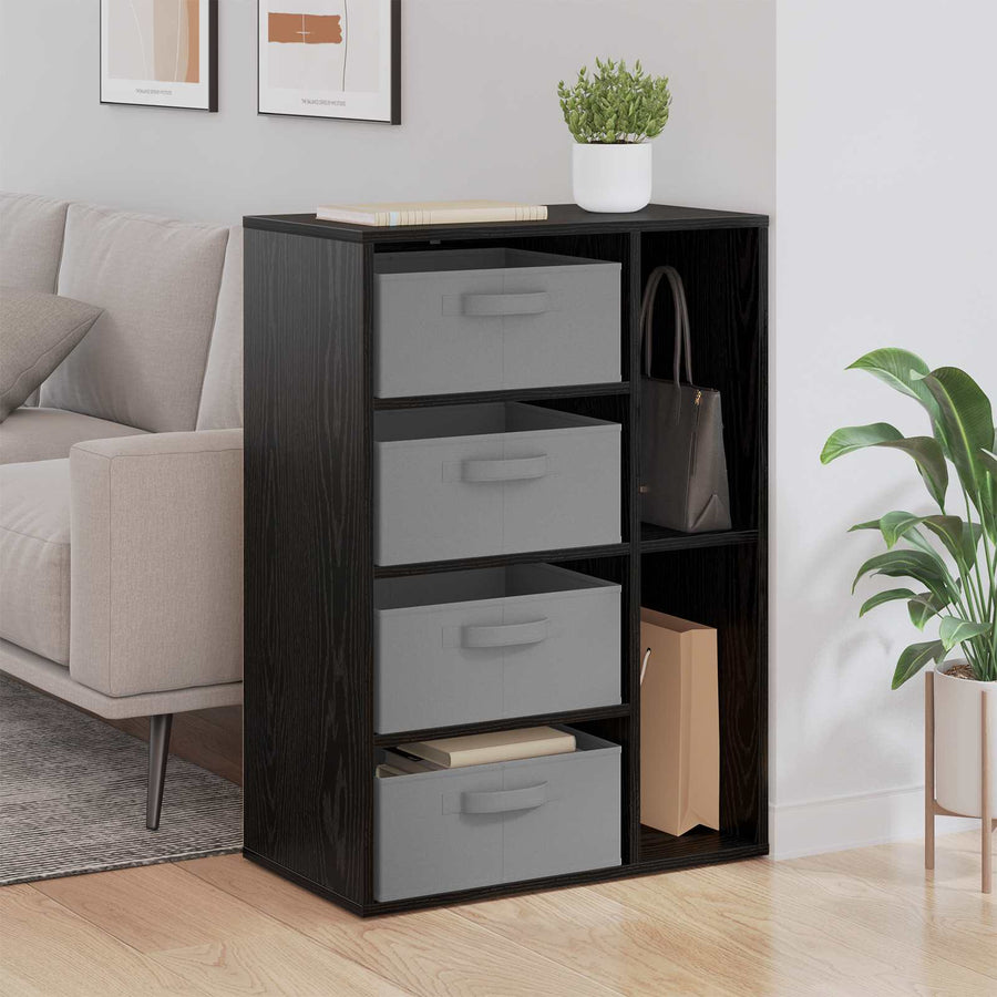 Dressoir met lade Zwart Eiken 60 x 33,5 x 84 cm