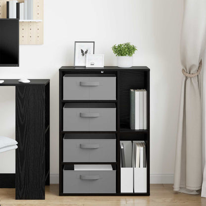 Dressoir met lade Zwart Eiken 60 x 33,5 x 84 cm