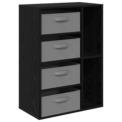 Dressoir met lade Zwart Eiken 60 x 33,5 x 84 cm