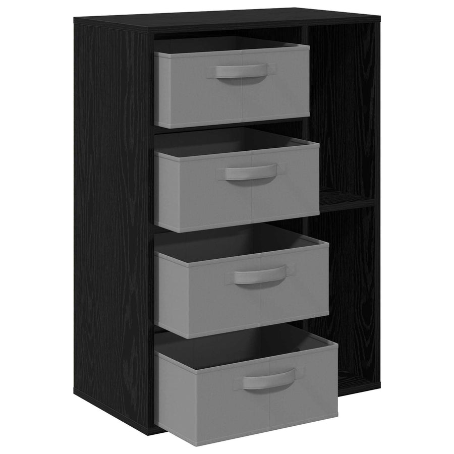 Dressoir met lade Zwart Eiken 60 x 33,5 x 84 cm