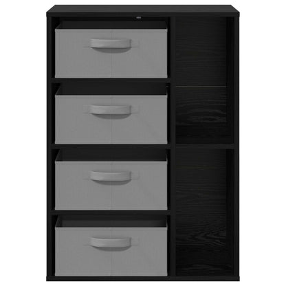 Dressoir met lade Zwart Eiken 60 x 33,5 x 84 cm