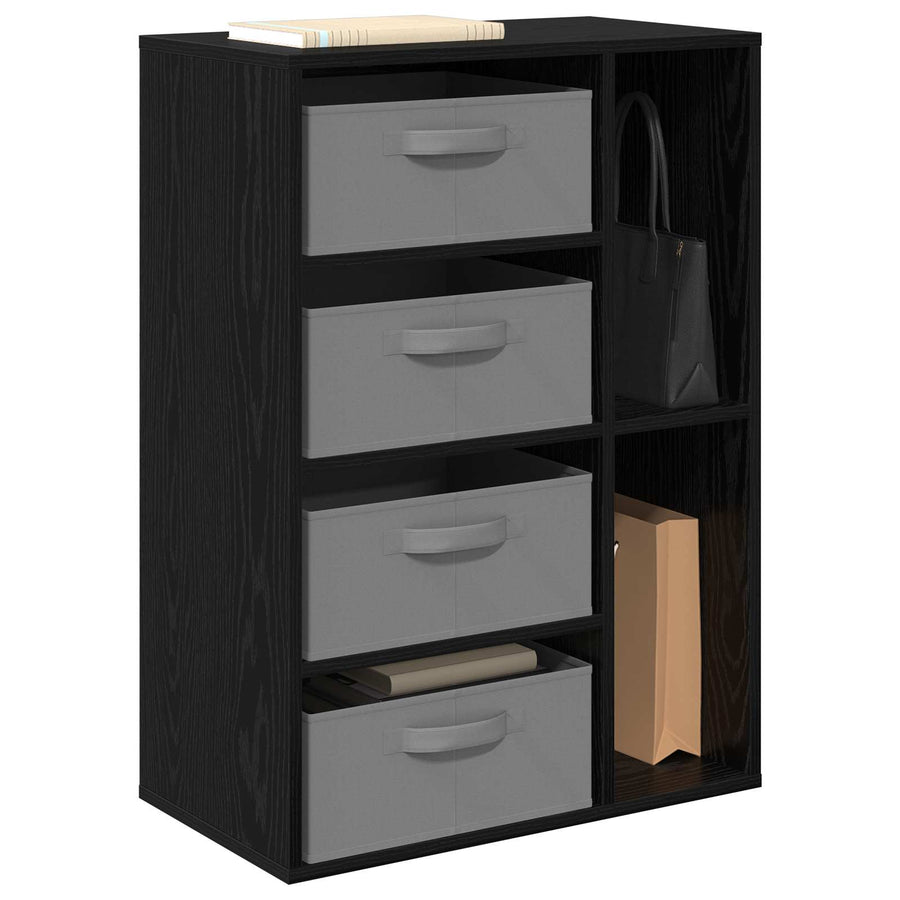 Dressoir met lade Zwart Eiken 60 x 33,5 x 84 cm