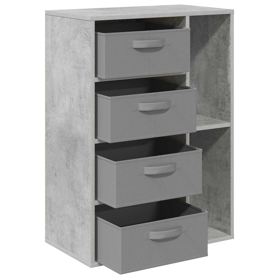 Dressoir met lade Beton Grijs 60 x 33,5 x 84 cm
