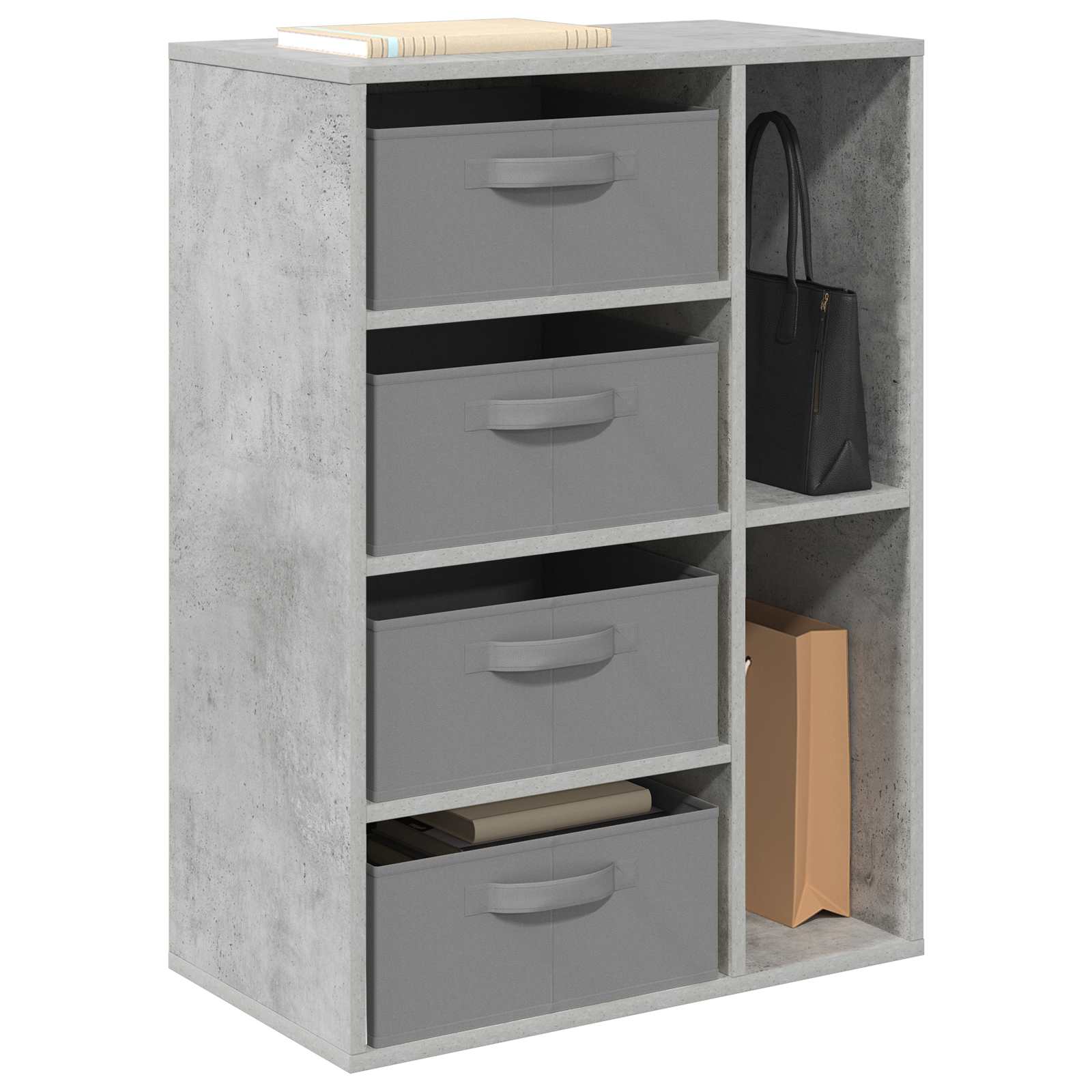 Dressoir met lade Beton Grijs 60 x 33,5 x 84 cm