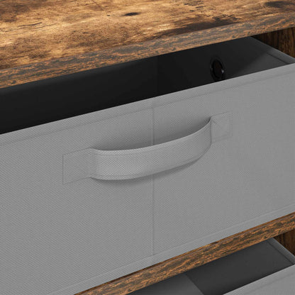 Dressoir met lade Gerookt eiken 60 x 33,5 x 84 cm