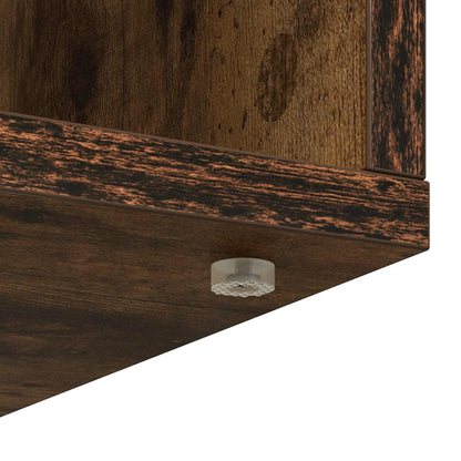 Dressoir met lade Gerookt eiken 60 x 33,5 x 84 cm