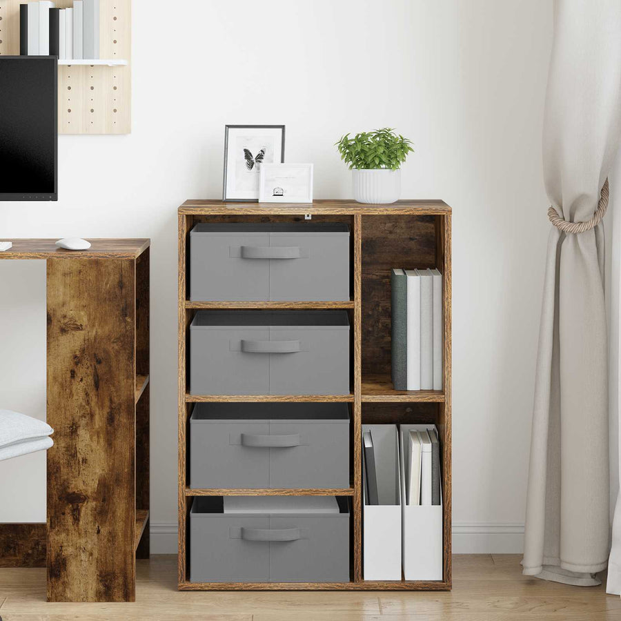 Dressoir met lade Gerookt eiken 60 x 33,5 x 84 cm