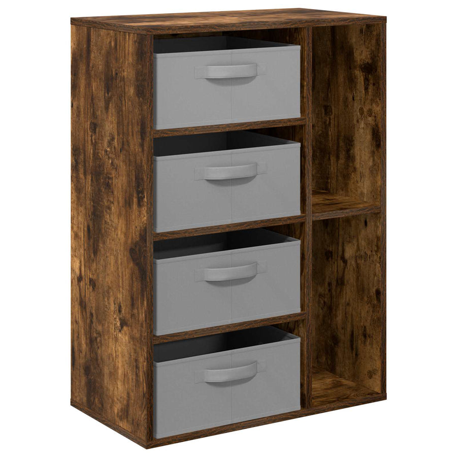 Dressoir met lade Gerookt eiken 60 x 33,5 x 84 cm