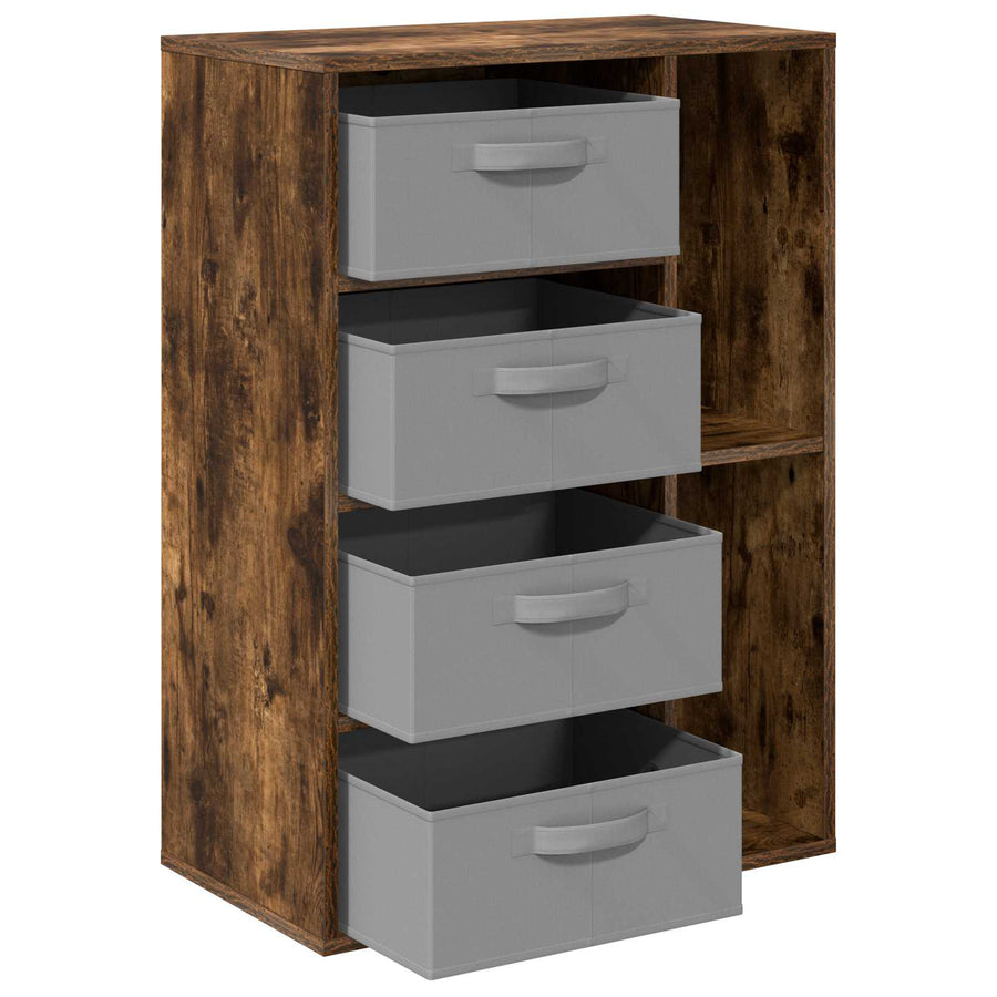 Dressoir met lade Gerookt eiken 60 x 33,5 x 84 cm