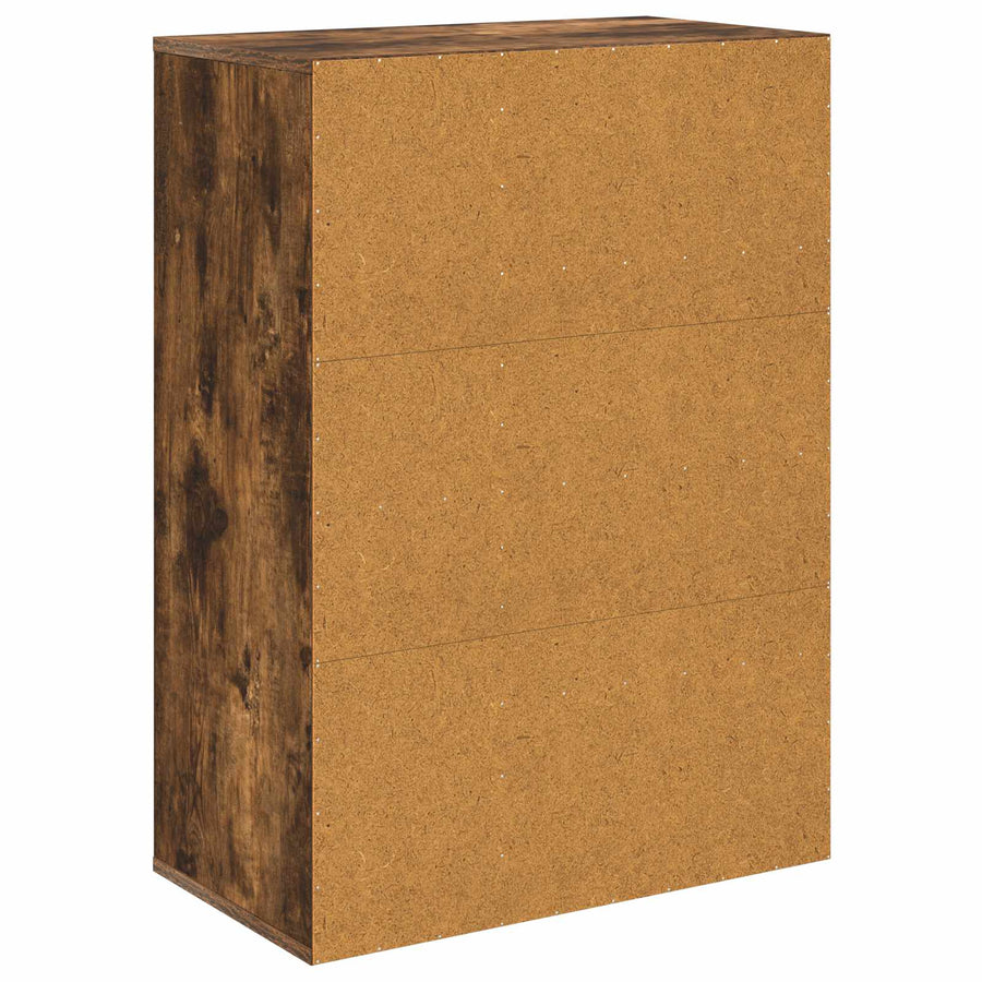 Dressoir met lade Gerookt eiken 60 x 33,5 x 84 cm