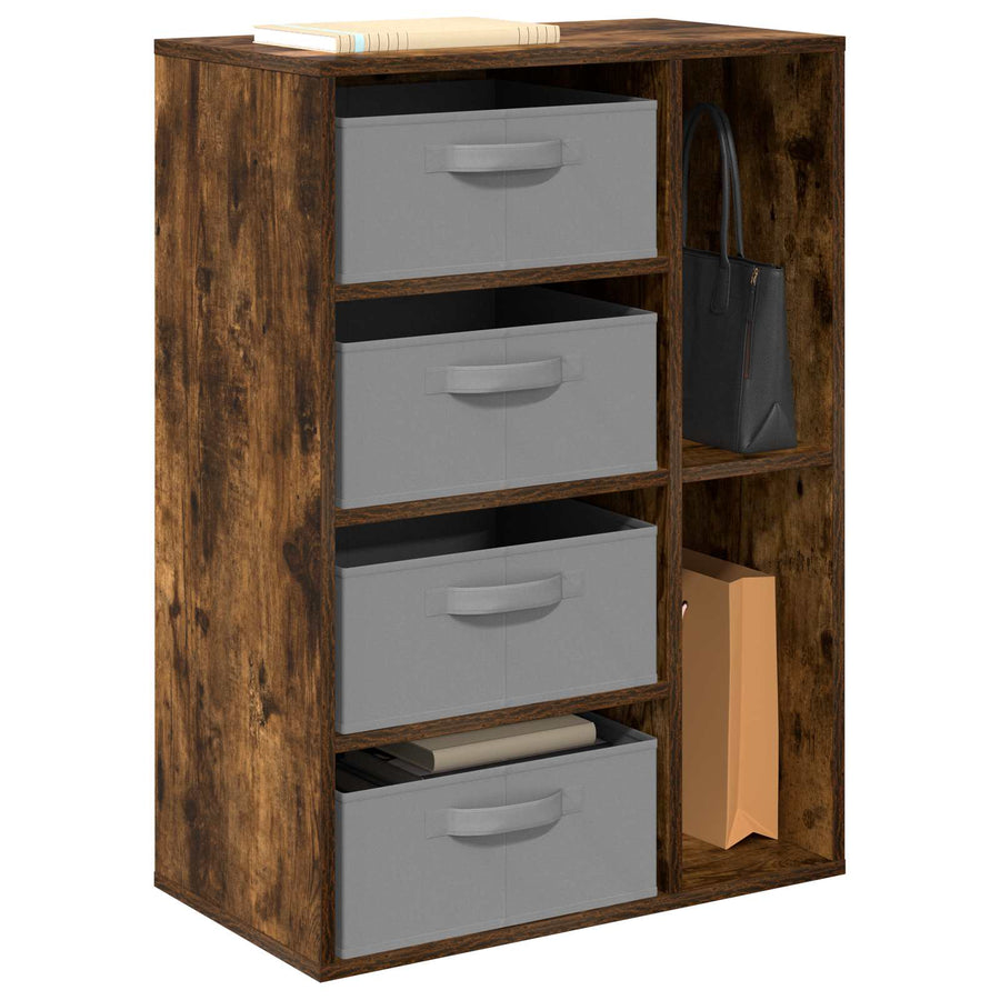 Dressoir met lade Gerookt eiken 60 x 33,5 x 84 cm