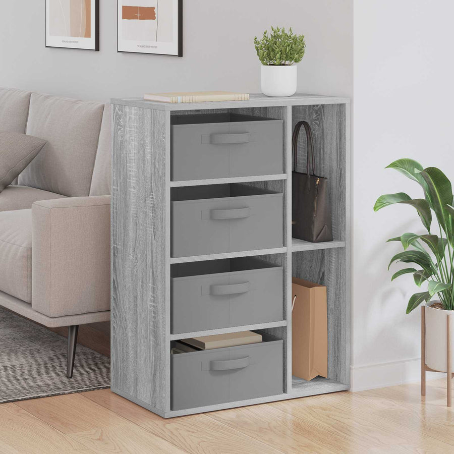 Dressoir met lade Grijs Sonoma 60 x 33,5 x 84 cm