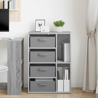 Dressoir met lade Grijs Sonoma 60 x 33,5 x 84 cm