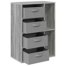 Dressoir met lade Grijs Sonoma 60 x 33,5 x 84 cm