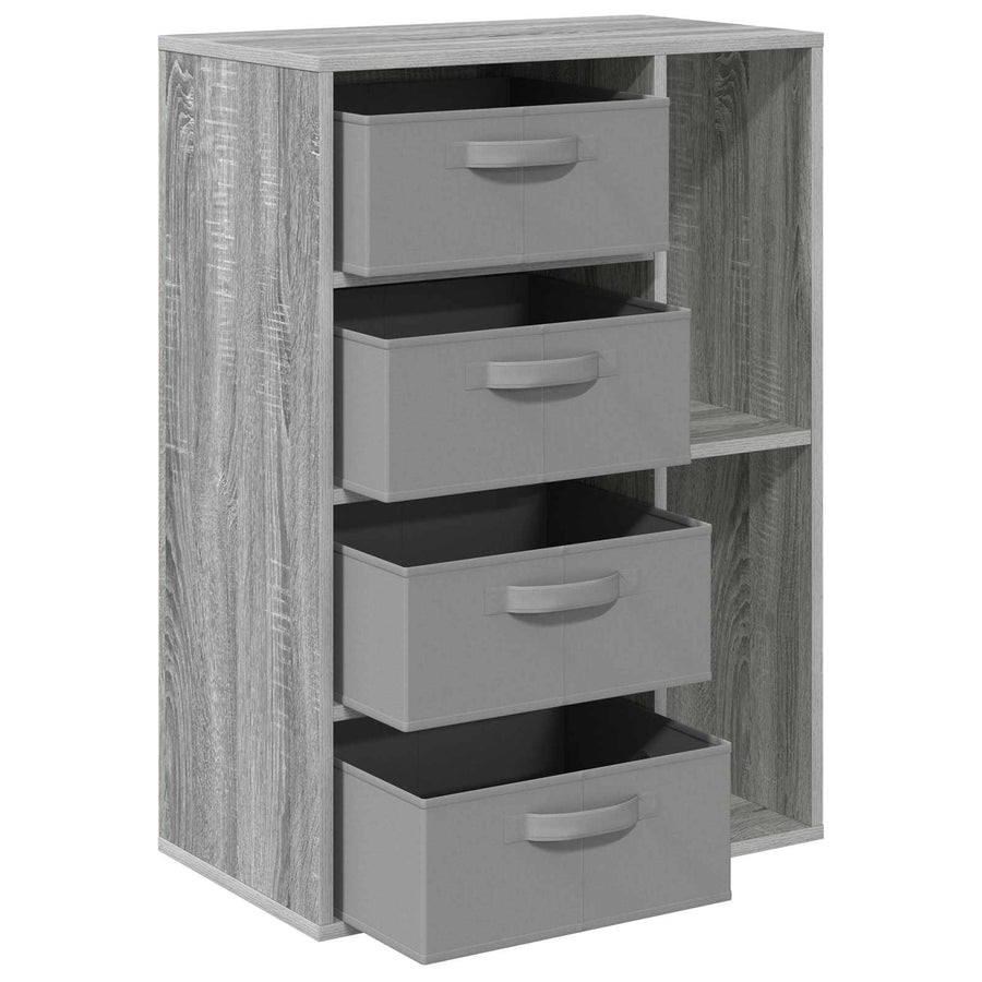 Dressoir met lade Grijs Sonoma 60 x 33,5 x 84 cm