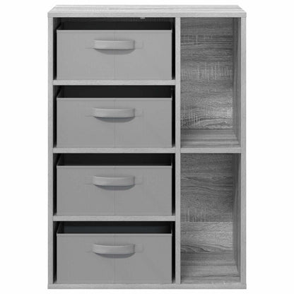 Dressoir met lade Grijs Sonoma 60 x 33,5 x 84 cm