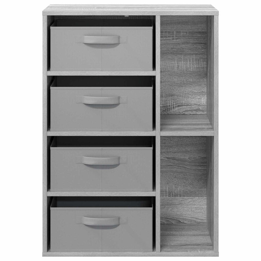 Dressoir met lade Grijs Sonoma 60 x 33,5 x 84 cm