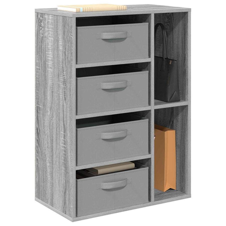 Dressoir met lade Grijs Sonoma 60 x 33,5 x 84 cm