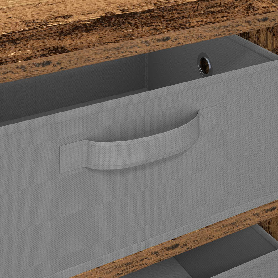 Dressoir met lade Oudhout 60 x 33,5 x 84 cm