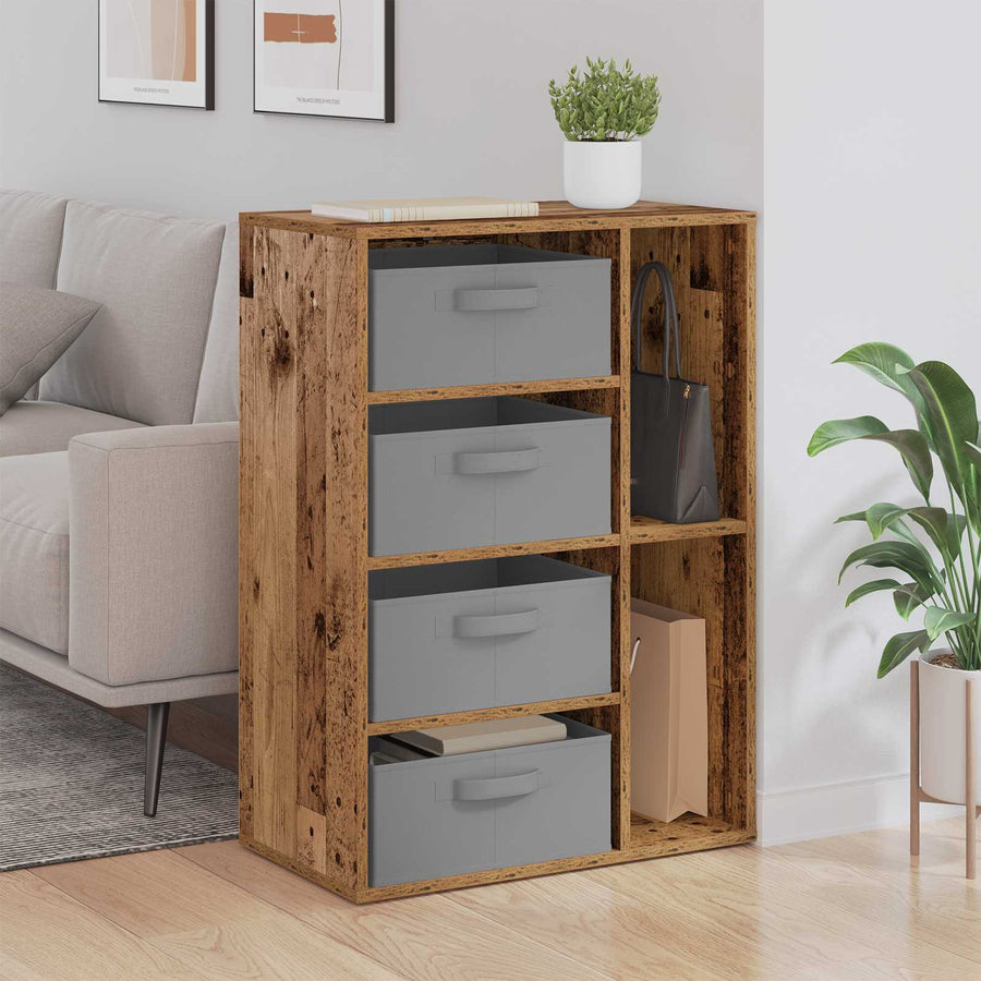 Dressoir met lade Oudhout 60 x 33,5 x 84 cm