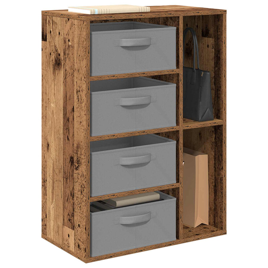 Dressoir met lade Oudhout 60 x 33,5 x 84 cm