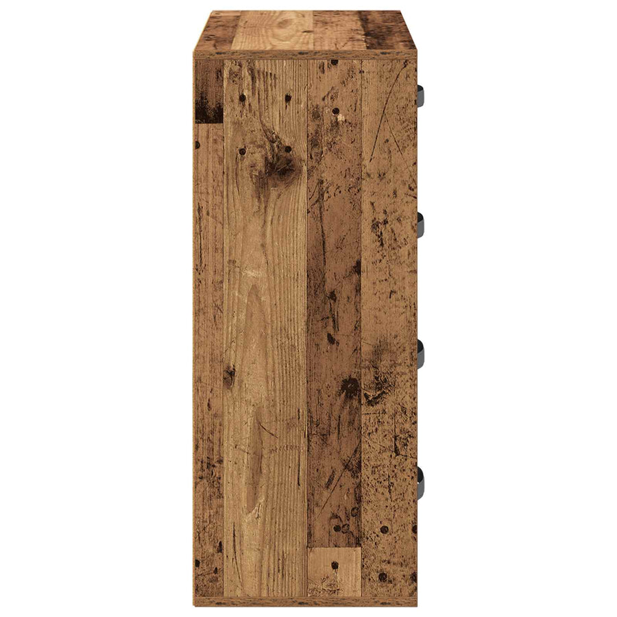 Dressoir met lade Oudhout 60 x 33,5 x 84 cm