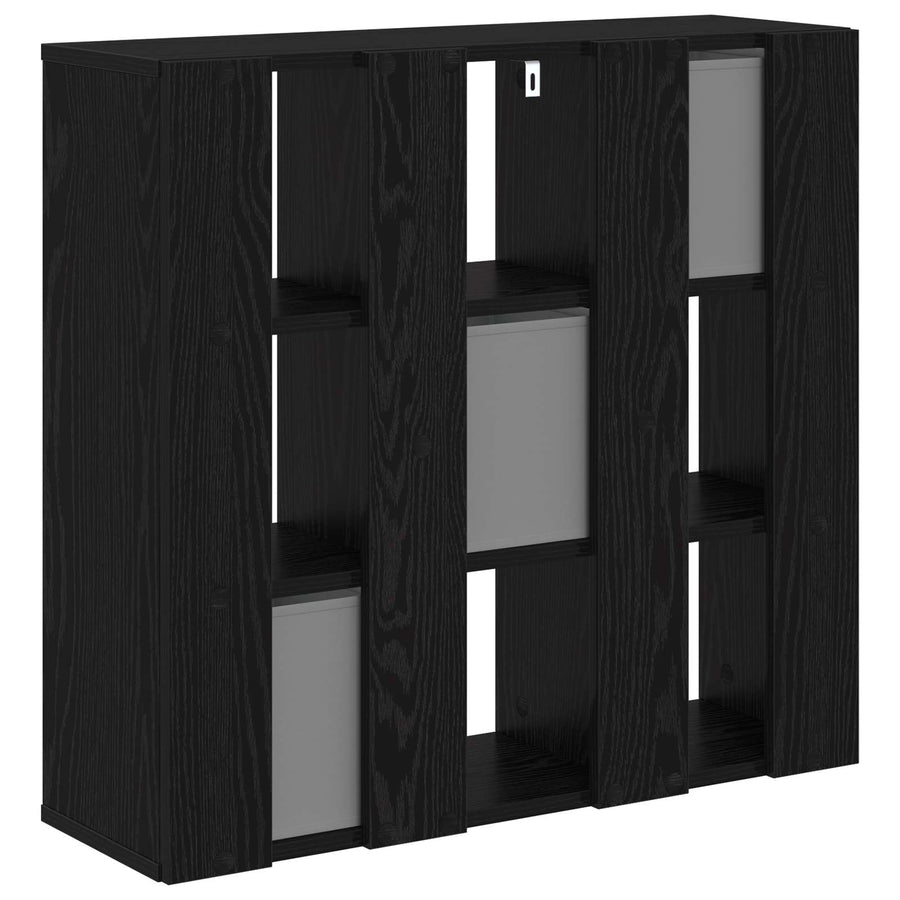 Dressoir met lade Zwart Eiken 73,5 x 24 x 69,5 cm
