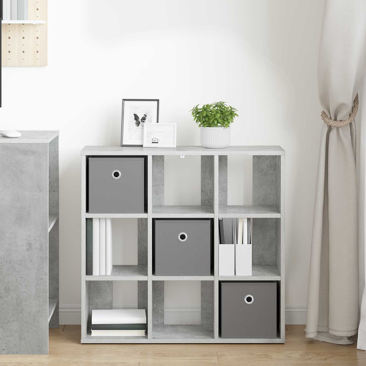 Dressoir met lade Beton Grijs 73,5 x 24 x 69,5 cm
