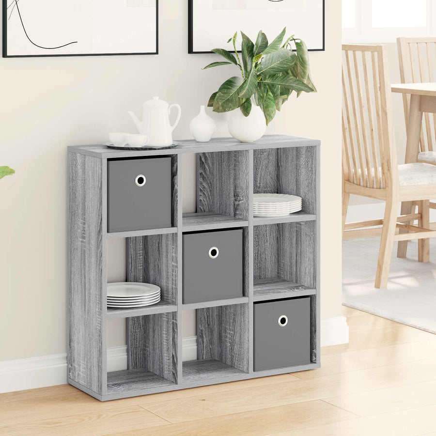 Dressoir met lade Grijs Sonoma 73,5 x 24 x 69,5 cm