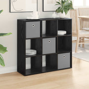 Dressoir zwart eiken 88,5x29x84,5 cm