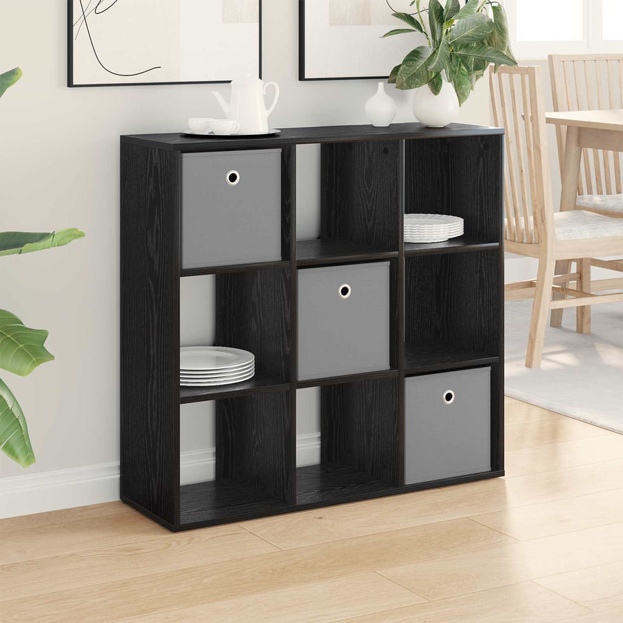 Dressoir met lade Zwart Eiken 88,5 x 29 x 84,5 cm
