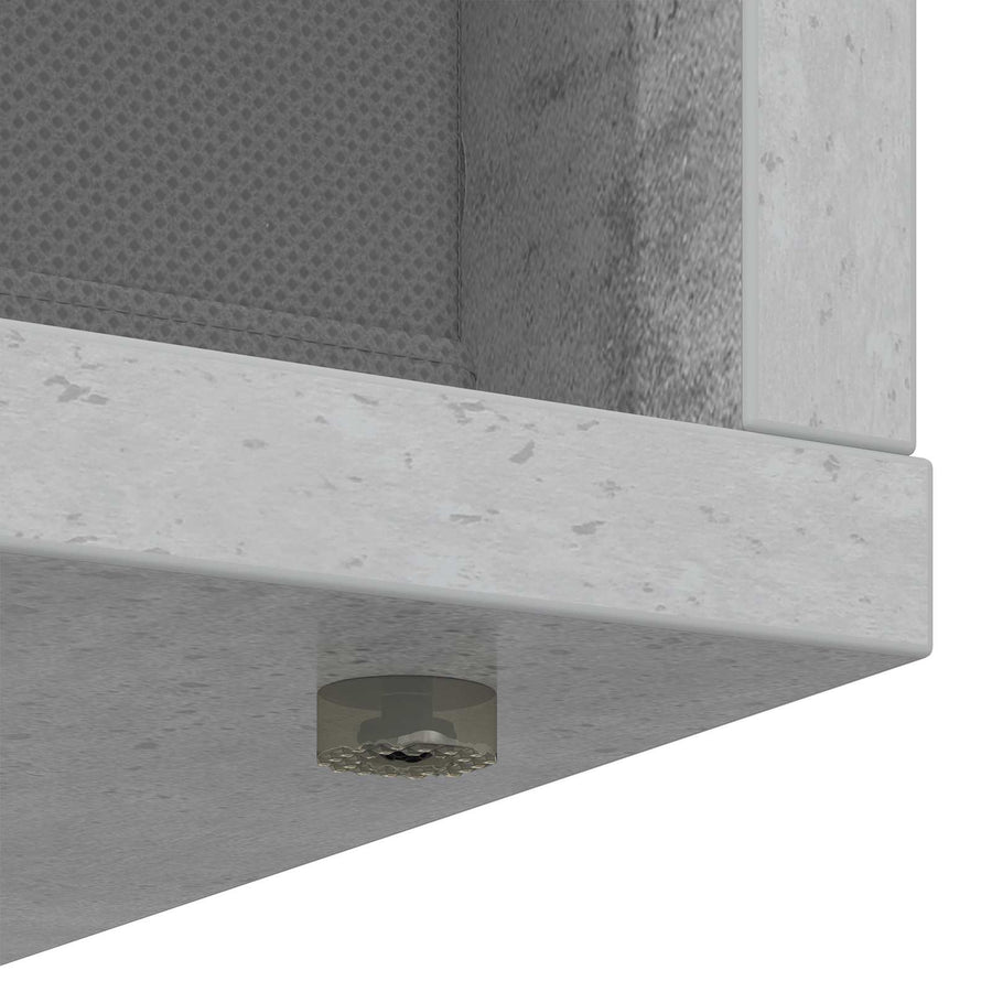 Dressoir met lade Beton Grijs 88,5 x 29 x 84,5 cm