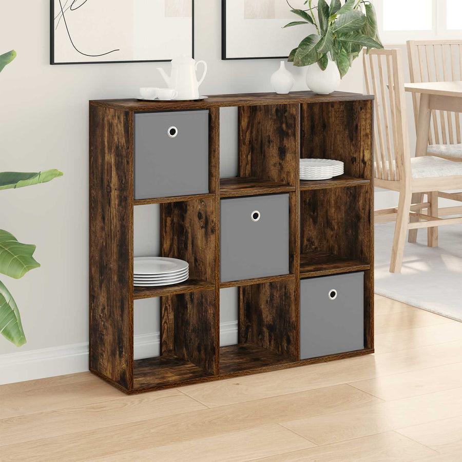 Dressoir met lade Gerookt eiken 88,5 x 29 x 84,5 cm